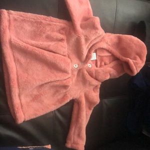 Infant girl pink sweater